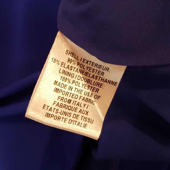 MILLY Blue Italian Cady Fit & Flare Kelly Dress 8 - Picture 9 of 14